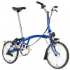 Skladací bicykel Brompton C Line, Piccadilly Blue typ riadidiel S