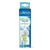Dr.BROWN´S DOJČENSKÁ FĽAŠA OPTIONS+ 120 ml Narrow, 0M+, anti-colic, plastová, biela (so silikónovým cumľom level-1) 1x1 ks Handi-Craft Company