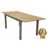Doppler EXPERT WOOD - záhradný rozkladací hliníkový stôl 150/210 x 90 x 75 cm - 2. akosť (N593)
