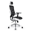 Kancelárske kreslo Diablo Chairs V-Basic Ergonomic do 150 kg čierno-biele (V-BASICBIACZ)