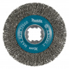 MAKITA kotúčová kefa z oceľového drôtu-vlnitý drôt priemer 0,3 mm X-LOCK 115 mm D-73427