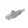 PremiumCord sp6utp02 patch UTP, RJ45-RJ45, CAT6, 2m, šedý