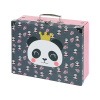 BAAGL A-33181 Panda, skladací papierový kufrík, 32,5x10,5x26cm