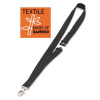Šnúrka na krk, s karabínou, DURABLE 