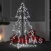 vidaXL Vianočný stromček, kužeľ, 160 LED, dovnútra aj von 78x120 cm 328564