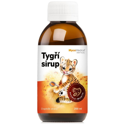 Tigrí sirup Mycomedica Obsah: 200 ml