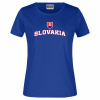 Tričko SLOVENSKO dámske modrá farba SR COTTON CLASSICS SS TEE WOMEN DARK ROYAL XXL