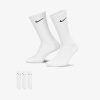 Nike ponožky 3 páry 3PPK VALUE COTTON CREW SX4508 101 biele