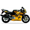 NÁLEPKY JUULA NA MOTOCYKEL PRE HONDA CBR 600 F 1997 TYTAN YR183Q ŽLTÁ