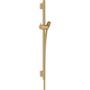 HANSGROHE Unica S Puro sprchová tyč 65 cm (obsahuje jazdec) a sprchová hadica 160 cm, kartáčovaný bronz, 28632140
