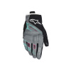 Rukavice STELLA MOBLAST WATERPROOF, ALPINESTARS, dámské (šedá/černá/růžová fluo/tyrkysová/bílá, vel. XS)