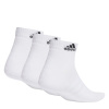 adidas Cushioned Sportswear Ankle Socks 3 Pairs White 11-12.5