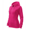 MALFINI® Mikina dámska Trendy Zipper purpurová Veľkosť: 2XL 4114017