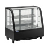Chladiaca vitrína - 100 l - Royal Catering - 3 úrovne - čierna RCCC-100-BT
