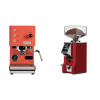 Profitec GO, red + Eureka Mignon Specialita Smart, CR ferrari red