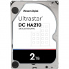 WD ULTRASTAR 7K2 3.5in 26.1MM 2000GB 128MB 7200RPM SATA ULTRA 512N SE 7K2 1W10002