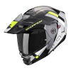 Výklopná helma na motorku Scorpion ADX-2 GALANE šedo-čierno-fluo žltá Veľkosť: L