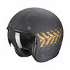 Moto přilba SCORPION BELFAST EVO NEVADA matná černo/zlatá - Velikost M