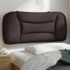 Vankúš na čelo postele tmavohnedý 80 cm látka-ForU-374528