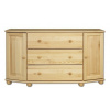 Casarredo DK-131 komoda s 3 zásuvkami bez morenia borovica