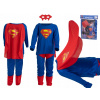 Kostým pre chlapca- Kostým Superman Veľkosť kostýmov s 95-110 cm (Elf outfit záložník Mikołaj Red 98-110 3el)