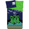 Obliečky bavlna Minecraft Sssleep Tight 140x200, 70x90 cm - Jerry Fabrics