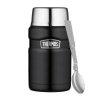 Thermos Style - termoska na jedlo so skladacou lyžicou a šálkou 710 ml - čierna Veľkosť: ks