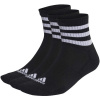 adidas 3-Stripes Cushioned Sportswear Mid-Cut Socks 3 Pairs IC1317 (191909) Black 40-42