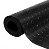 Gumená protišmyková podložka, 2 x 1 m, okrúhle bodky - Čierna - 61654-16537