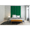 Čalouněný nástěnný panel Classic plus 30/30/5 cm - lahvově zelená