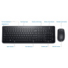 Dell Wireless Keyboard and Mouse-KM3322W - German (QWERTZ) 580-AKGQ