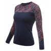 Tričko dlhé dámske SENSOR MERINO IMPRESS deep blue/origami M