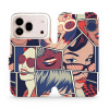 Flip pouzdro na mobil Honor 600 Pro - Mobiwear VP18P, komiks (Flip pouzdro, obal, kryt na mobil Honor 600 Pro, tenký design, silikonová vanička, stojánek)