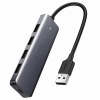 Ugreen USB HUB rozbočovač - 4x USB 3.2 Gen 1 s napájacím micro USB portom