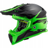 Prilba LS2 MX437 Fast Evo Roar Black Green L (Prilba LS2 MX437 Fast Evo Roar Black Green L)