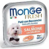 MONGE FRESH - paštéta a kúsky s lososom 100 g pre psov
