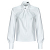 Karl Lagerfeld Blúzka TIE BLOUSE Biela