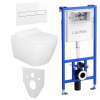 Laufen Creavit Elegant set - závesné WC + bidet + sedadlo + nádržka + izolácia