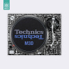 Doto Design Skin SL-1200 / 1210 M3D SCRATCH STYLE Black