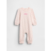 GAP Baby overal s logom Ružová 0-3M Ružová Ružová