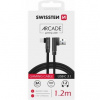 Swissten 71528000 USB USB-C, 1,2m, černý