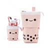 Vysúvacie puzdro na ceruzky Bubble Tea (ružová)