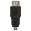NEDIS redukcia USB 2.0/ zástrčka USB micro B - zásuvka USB A/ čierny/ blister