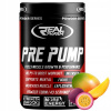 Predtréningový doplnok Real Pharm, viaczložkový ovocný prášok, 500 g / 500 ml