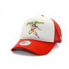 Dětská Kšiltovka New Era - Warner Bros Wonder Woman 9FORTY Trucker - Scarlet dětské kšiltovky Youth (54-56 cm)
