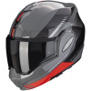 Prilba Scorpion EXO-TECH Evo Genre Grey Black Red Veľkosť: XL (61-62 cm)