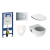Siko Cenově zvýhodněný závěsný WC set Geberit do lehkých stěn / předstěnová montáž + WC Geberit Selnova GES3S2