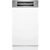 BOSCH SPI4HMS49E Séria 4 - Zabudovateľná umývačka riadu - 45 cm - Brúsená oceľ