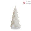 BARTEK Twinkle Christmas Tree 100x200, sójová sviečka stromček, 420g, výška 20cm, biela