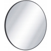 Zrkadlo - Okrúhle kúpeľňové zrkadlo 80 cm čierna rohož Excelle (Zrkadlo - Okrúhle kúpeľňové zrkadlo 80 cm čierna rohož Excelle)